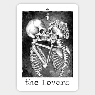 the Lovers Tarot Art Sticker